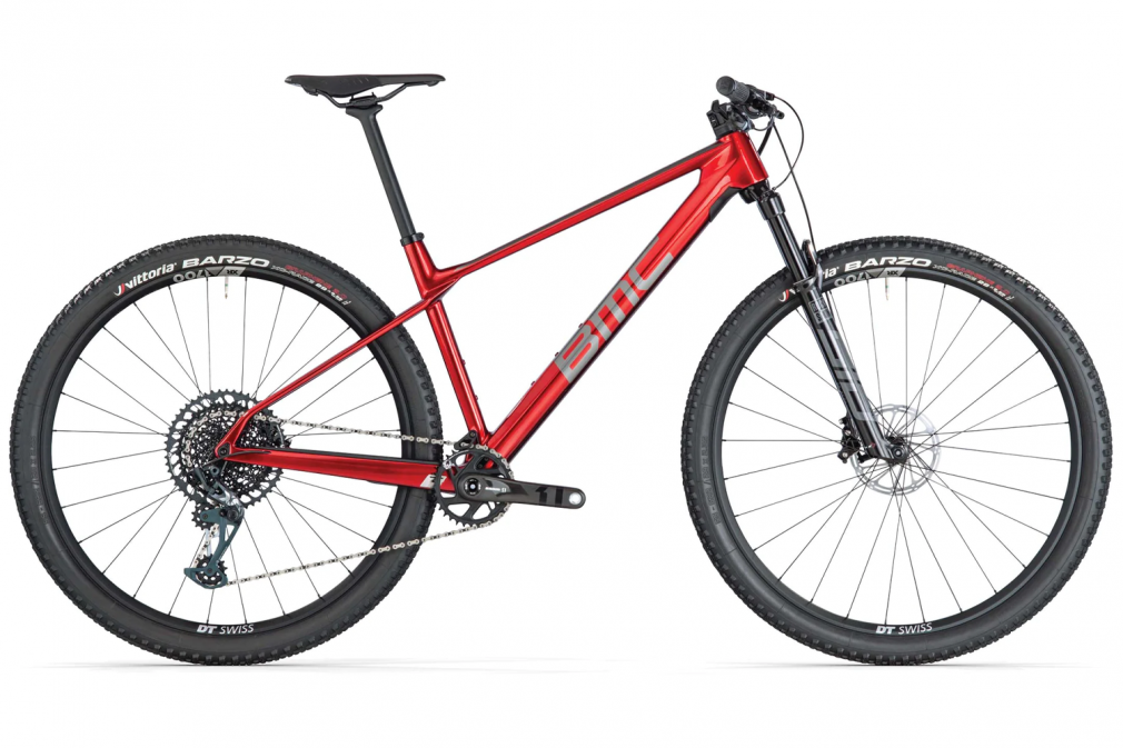 Велосипед BMC TWOSTROKE 01 ONE (красный/серый) SRAM X01 Eagle mix DT Swiss X 1700 (2024)